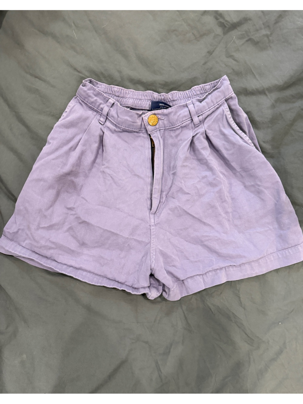 Big Bud Press Trousers Shorts Women’s Lavender Cotton Shorts
